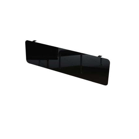 10ЭН.030.1 Экран подстольный HPL (1600x4x300) (Черный глянец металл HPL/Черный)