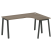 Стол криволинейный правый Metal System Style БА.СА-4 Пр 1600x1200x750