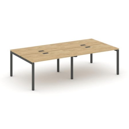 Рабочая станция 2-х сторонняя SN-5P.DRS-044 (3160х1432х750) (Тиквуд Светлый/Металл Антрацит)