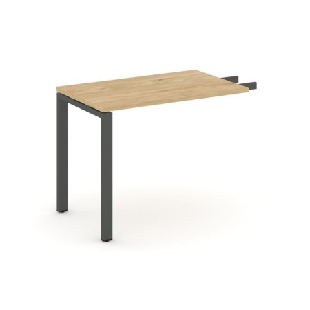Брифинг-приставка SN-6P.BR-004 (1180х600х750) (Тиквуд Светлый/Металл Антрацит)