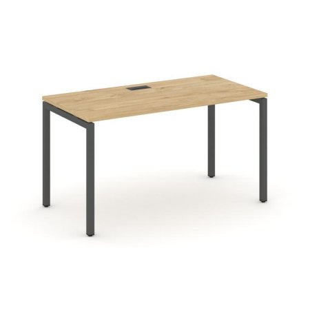 Стол письменный SN-4P.SP-013 (1380х700х750) (Тиквуд Светлый/Металл Антрацит)