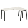 Стол криволинейный правый Metal System Style БА.СА-4 Пр 1600x1200x750