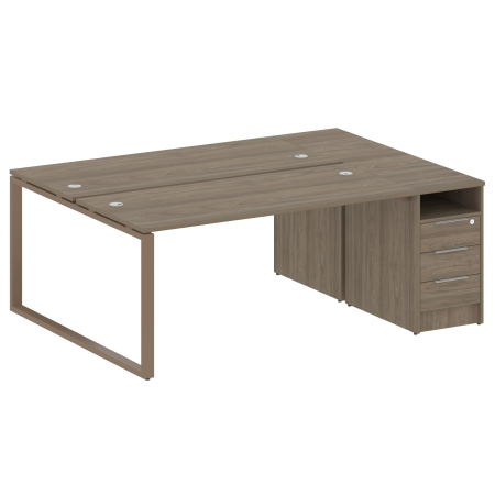 Рабочая станция Metal System Style БО.РС-СТП-2.4 2012x1475x750