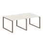 Переговорный стол 2 столешницы Metal System Style БО.ПРГ-2.1 2000x1235x750