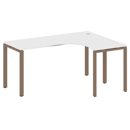 Стол криволинейный правый Metal System Style БП.СА-4 Пр 1600x1200x750