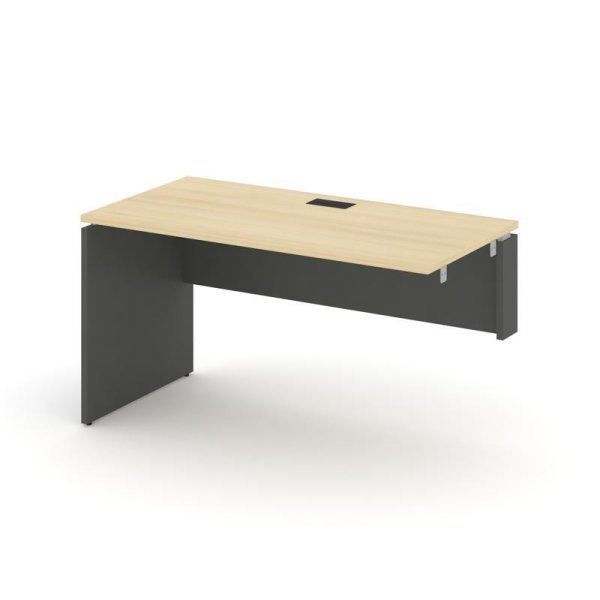 Стол-приставка к опорным элементам SN-D.OPRS-024(R) (1580х800х750) (Акация Лорка/Антрацит)