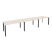 Рабочая станция на П-образном м/к Onix O.MP-RS-3.3.8 4140x800x750