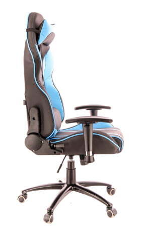 Кресло игровое Lotus S16 Экокожа Голубой (Everprof Lotus S16 Экокожа Голубой)