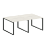 Переговорный стол 2 столешницы Metal System Style БО.ПРГ-2.1 2000x1235x750