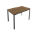 Стол письменный на металлокаркасе Slim С.СП-4 1180x720x750