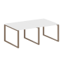 Переговорный стол 2 столешницы Metal System Style БО.ПРГ-2.1 2000x1235x750