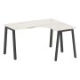 Стол криволинейный правый Metal System Style БА.СА-3 Пр 1400x1200x750